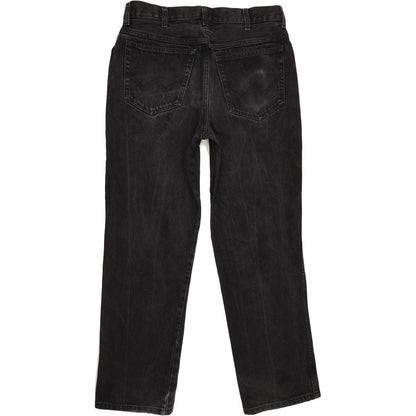 Wrangler Idaho Men Black Straight Regular Jeans W33 L31
