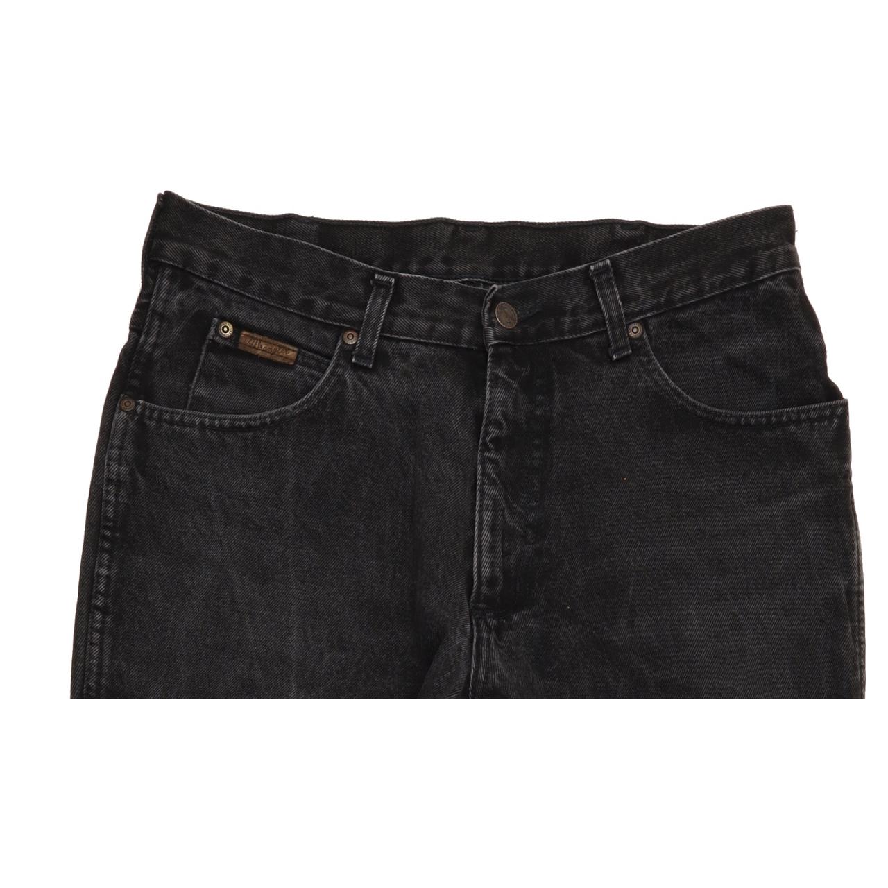 Wrangler Idaho Men Black Straight Regular Jeans W33 L31