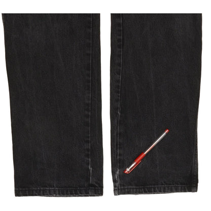 Wrangler Idaho Men Black Straight Regular Jeans W33 L31
