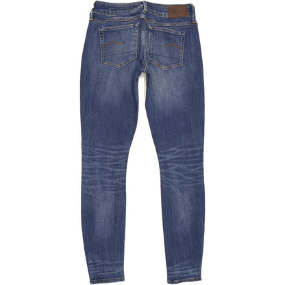 G-Star 3301 Deconst Women Blue Skinny Slim Stretch Jeans W27 L29