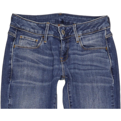 G-Star 3301 Deconst Women Blue Skinny Slim Stretch Jeans W27 L29