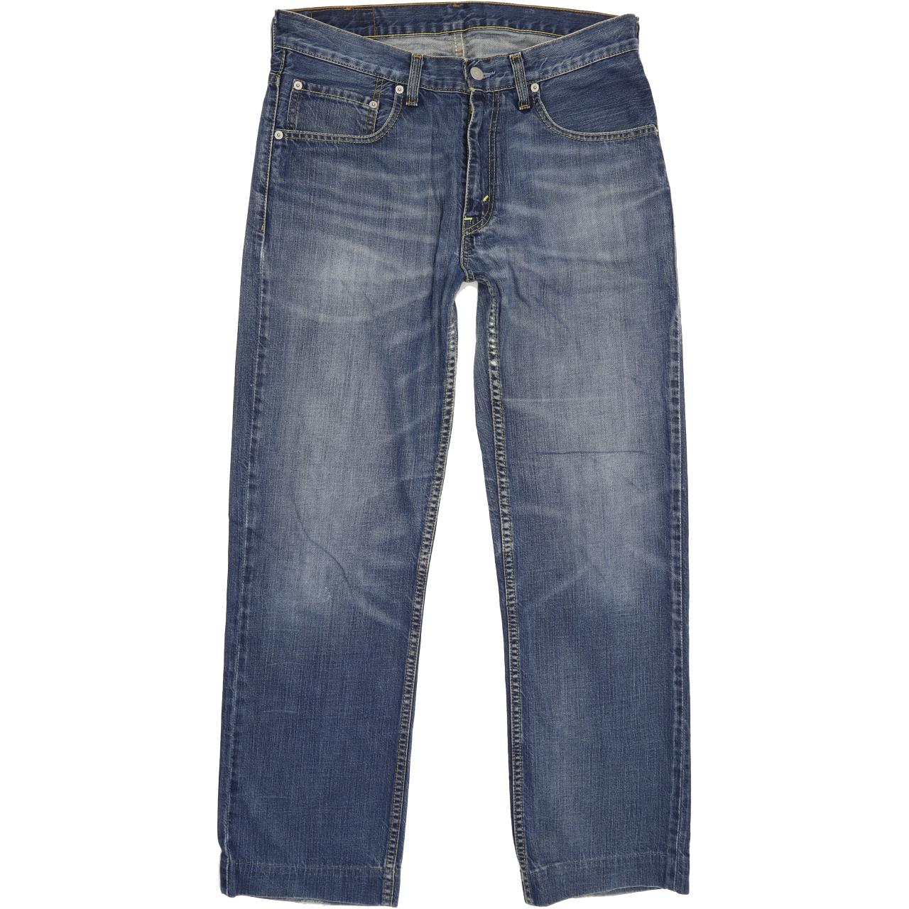 Levi's 752 Men Blue Straight Regular Jeans W34 L30