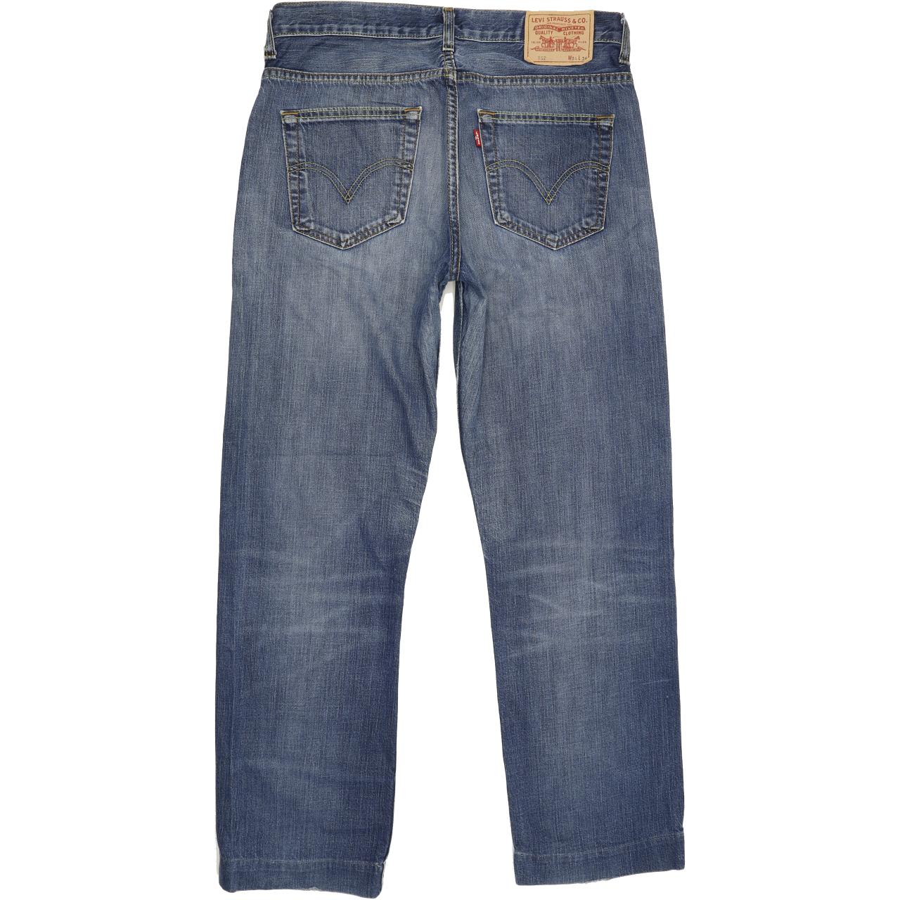Levi's 752 Men Blue Straight Regular Jeans W34 L30