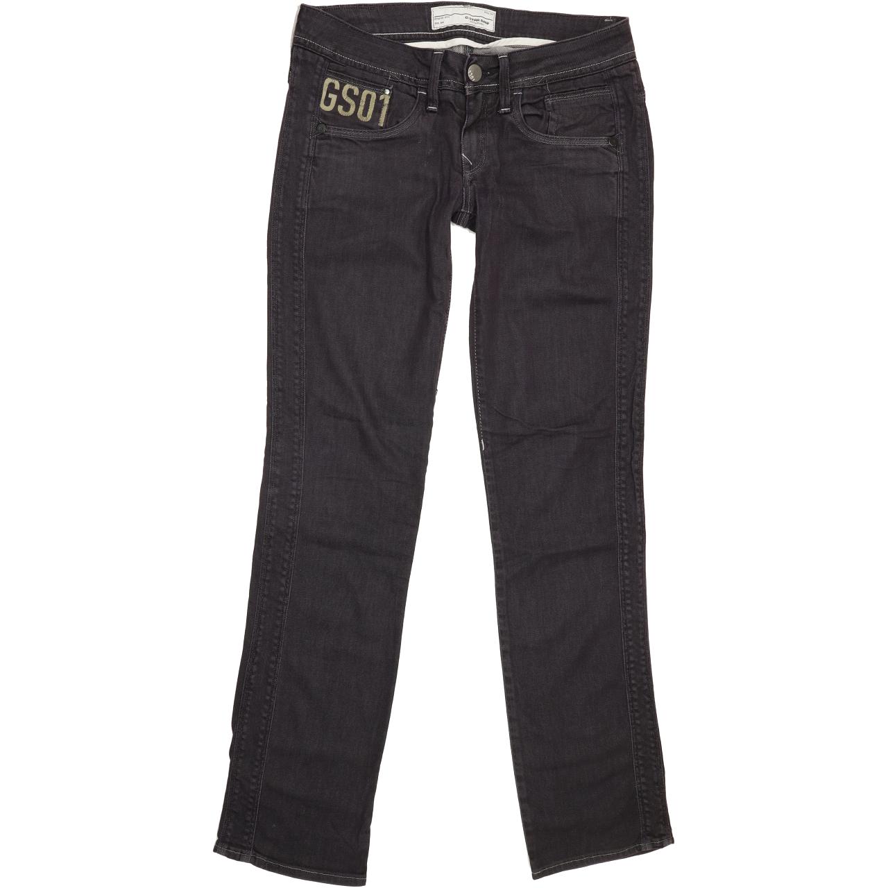 G-Star Saville Women Blue Straight Slim Stretch Jeans W29 L32