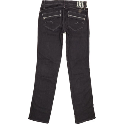 G-Star Saville Women Blue Straight Slim Stretch Jeans W29 L32