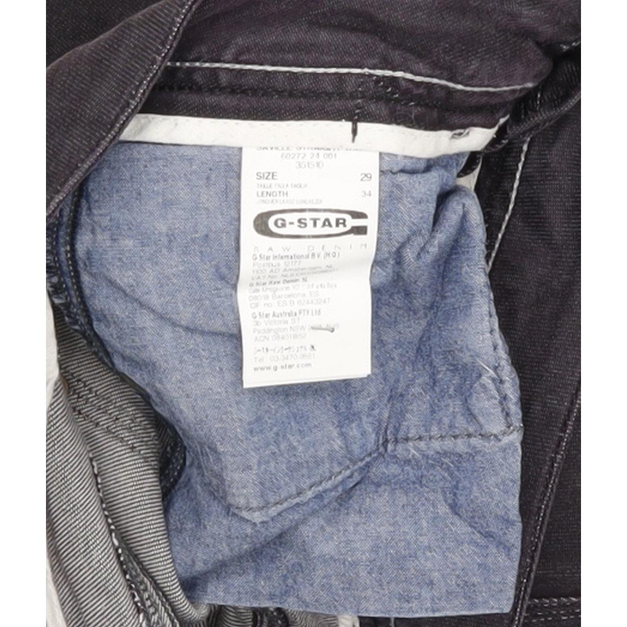 G-Star Saville Women Blue Straight Slim Stretch Jeans W29 L32