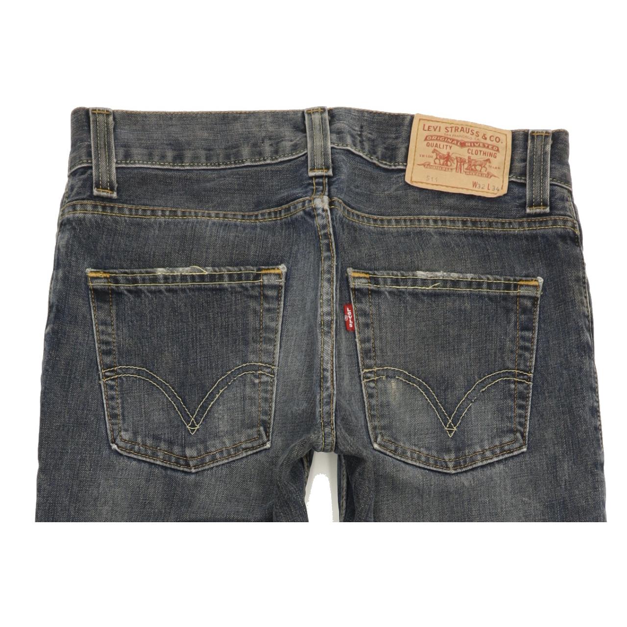 Levi's 511 Men Blue Straight Regular Jeans W32 L30