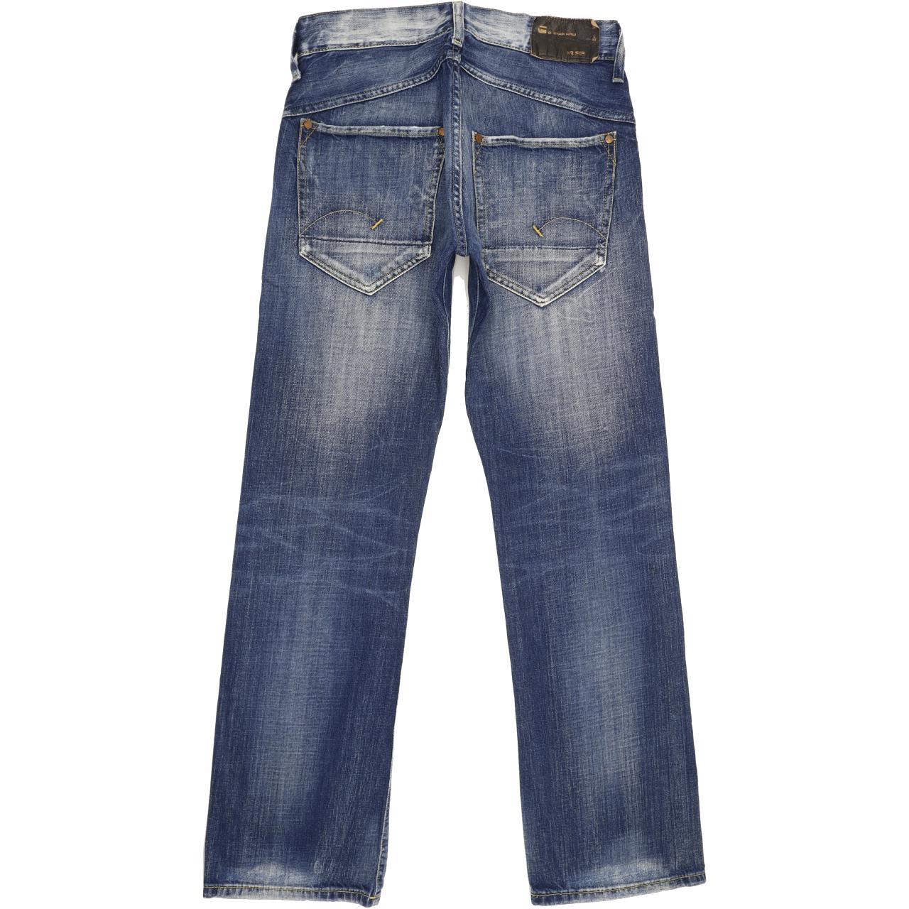 G-Star S.C. Ruger Men Blue Straight Slim Jeans W30 L31