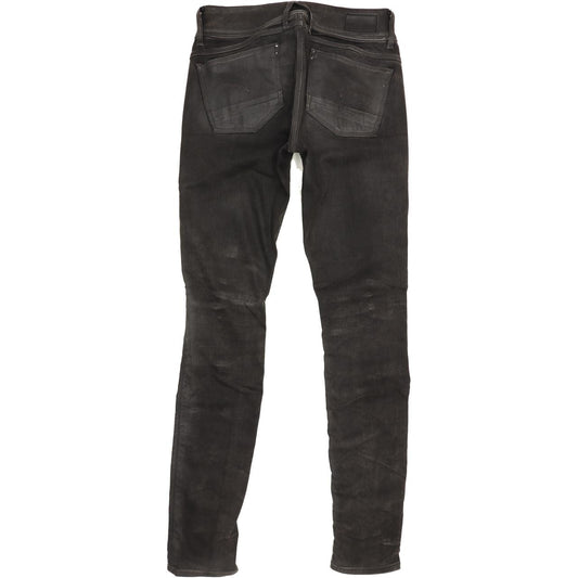 G-Star Lynn Mid Women Charcoal Skinny Slim Stretch Jeans W26 L32