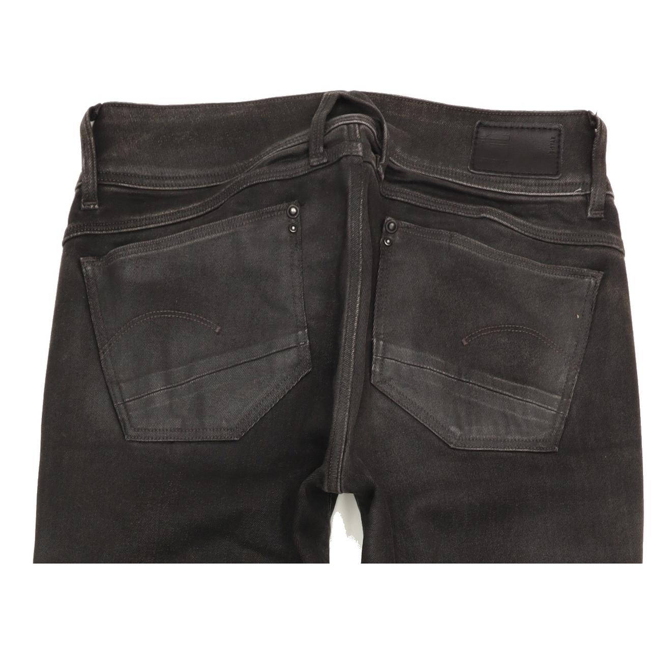 G-Star Lynn Mid Women Charcoal Skinny Slim Stretch Jeans W26 L32