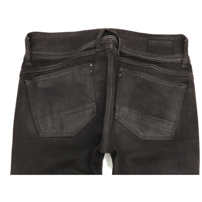 G-Star Lynn Mid Women Charcoal Skinny Slim Stretch Jeans W26 L32