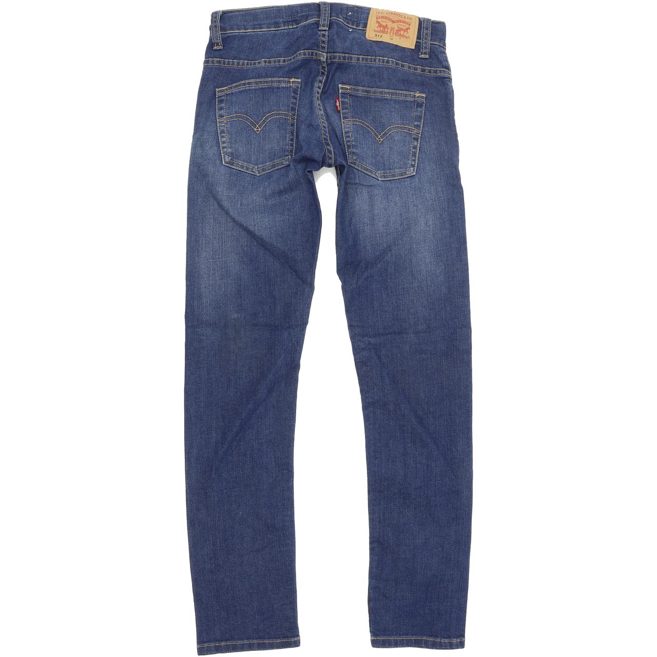 Levi's 512 Kids Blue Skinny Slim Stretch Jeans W24 L28
