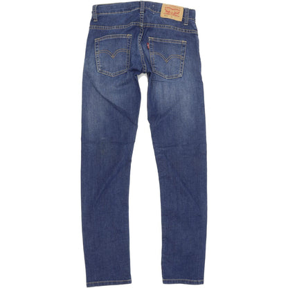 Levi's 512 Kids Blue Skinny Slim Stretch Jeans W24 L28