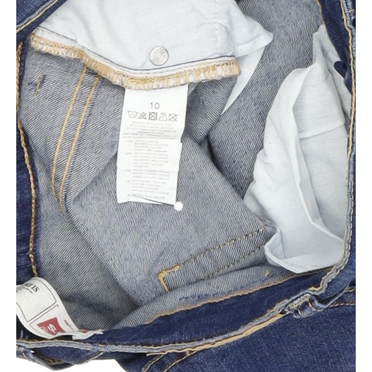 Levi's 512 Kids Blue Skinny Slim Stretch Jeans W24 L28