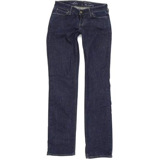 Levi's Demi Curve Women Blue Straight Regular Stretch Jeans W26 L32