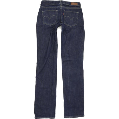 Levi's Demi Curve Women Blue Straight Regular Stretch Jeans W26 L32