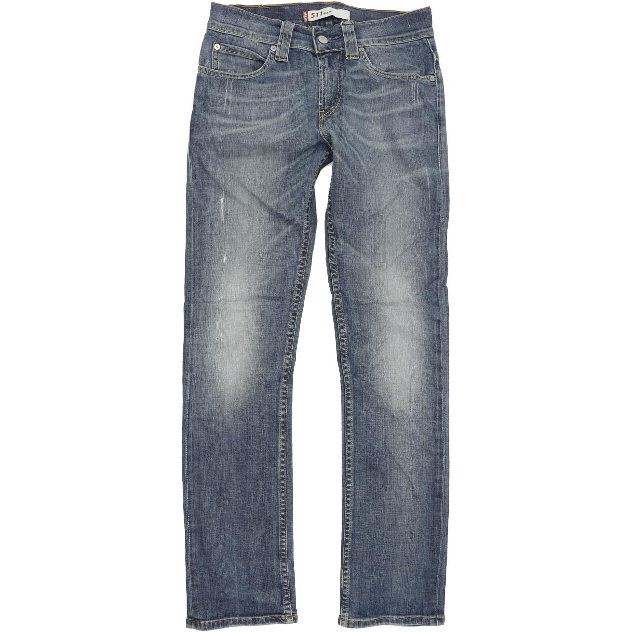 Levi's 511 Men Blue Straight Slim Stretch Jeans W29 L32