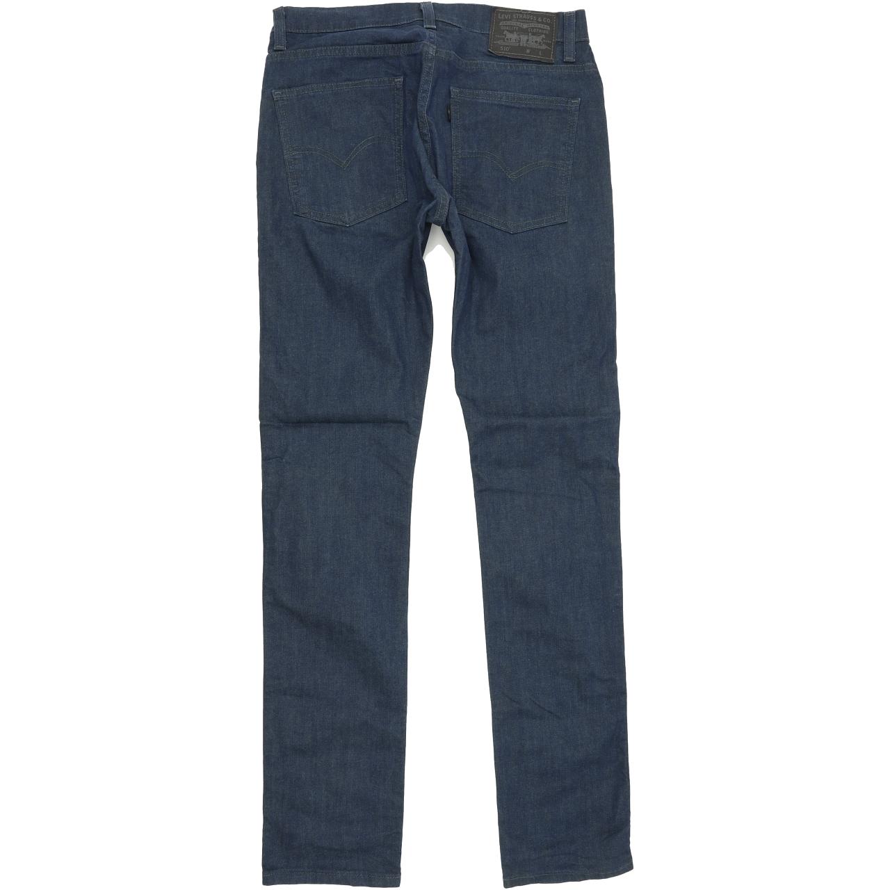 Levi's 510 Men Blue Skinny Slim Stretch Jeans W31 L32