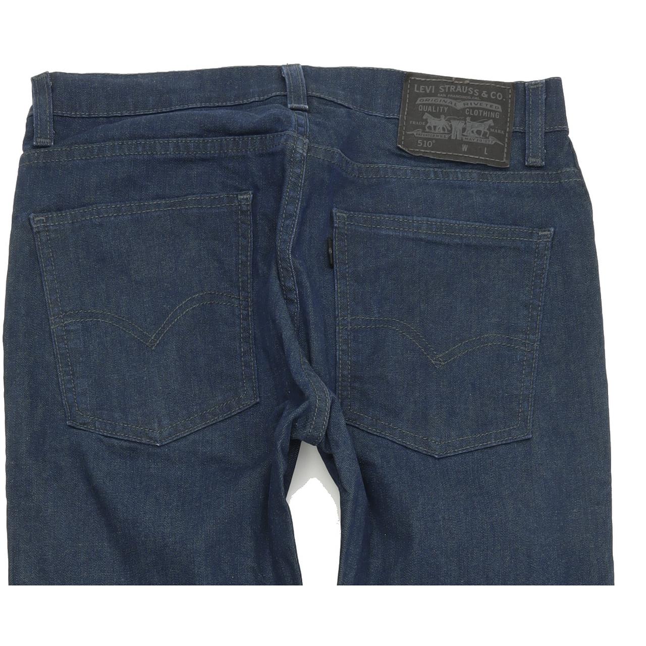 Levi's 510 Men Blue Skinny Slim Stretch Jeans W31 L32