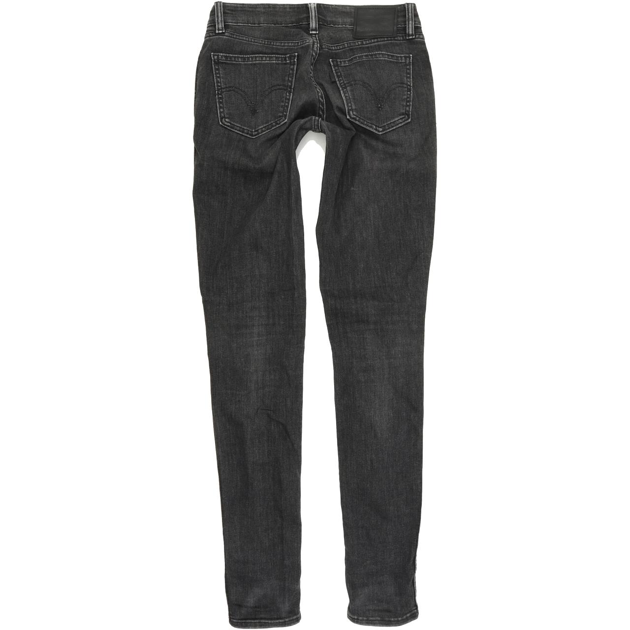 Levi's Women Grey Skinny Slim Stretch Jeans W25 L32