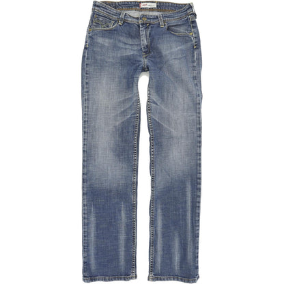 Levi's 627 Women Blue Straight Regular Stretch Jeans W30 L31