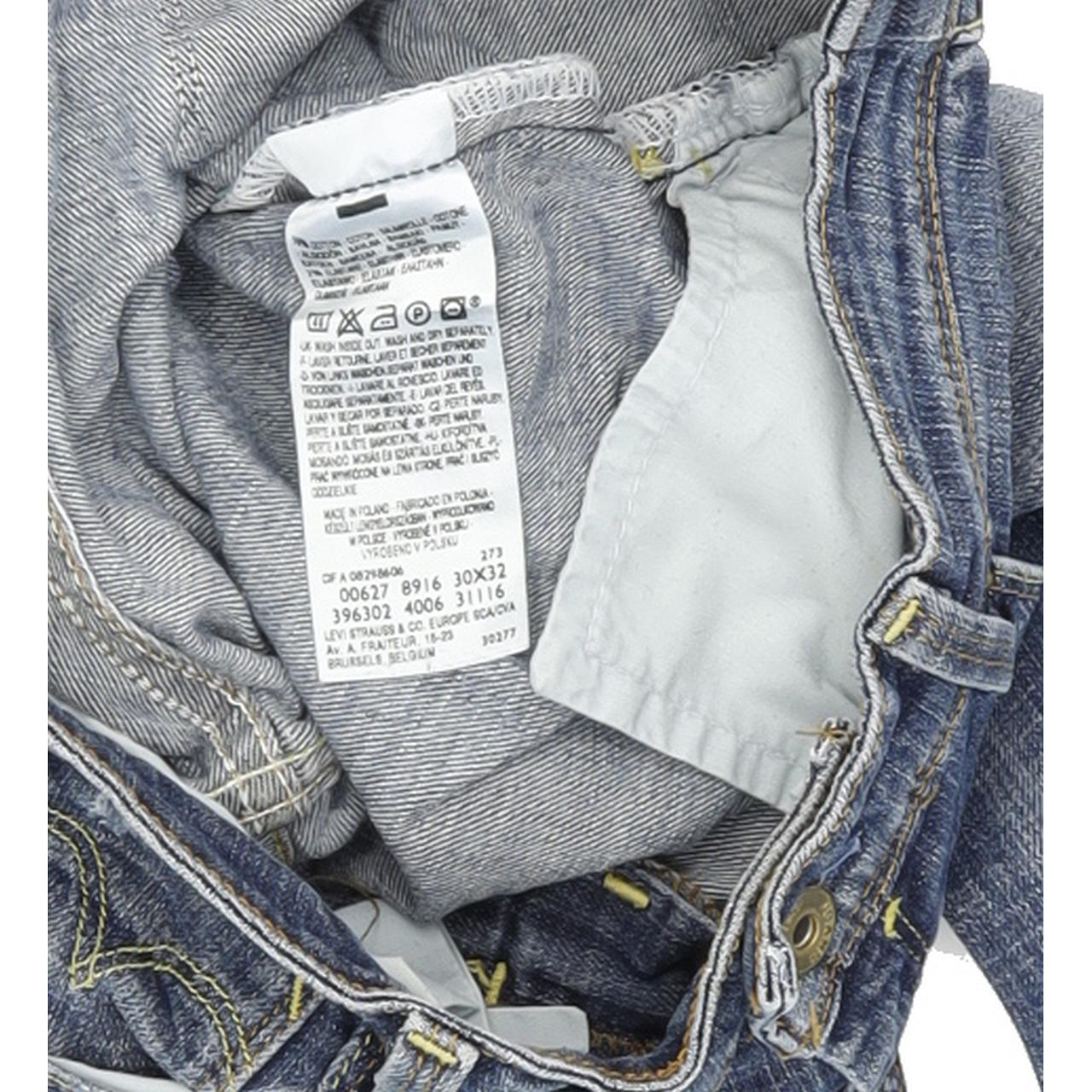 Levi's 627 Women Blue Straight Regular Stretch Jeans W30 L31