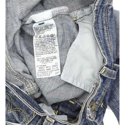 Levi's 627 Women Blue Straight Regular Stretch Jeans W30 L31