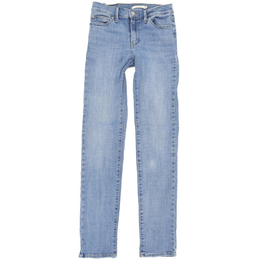 Levi's Slimming Women Blue Straight Slim Stretch Jeans W26 L31