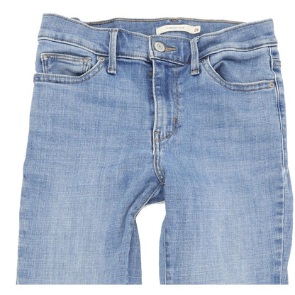 Levi's Slimming Women Blue Straight Slim Stretch Jeans W26 L31