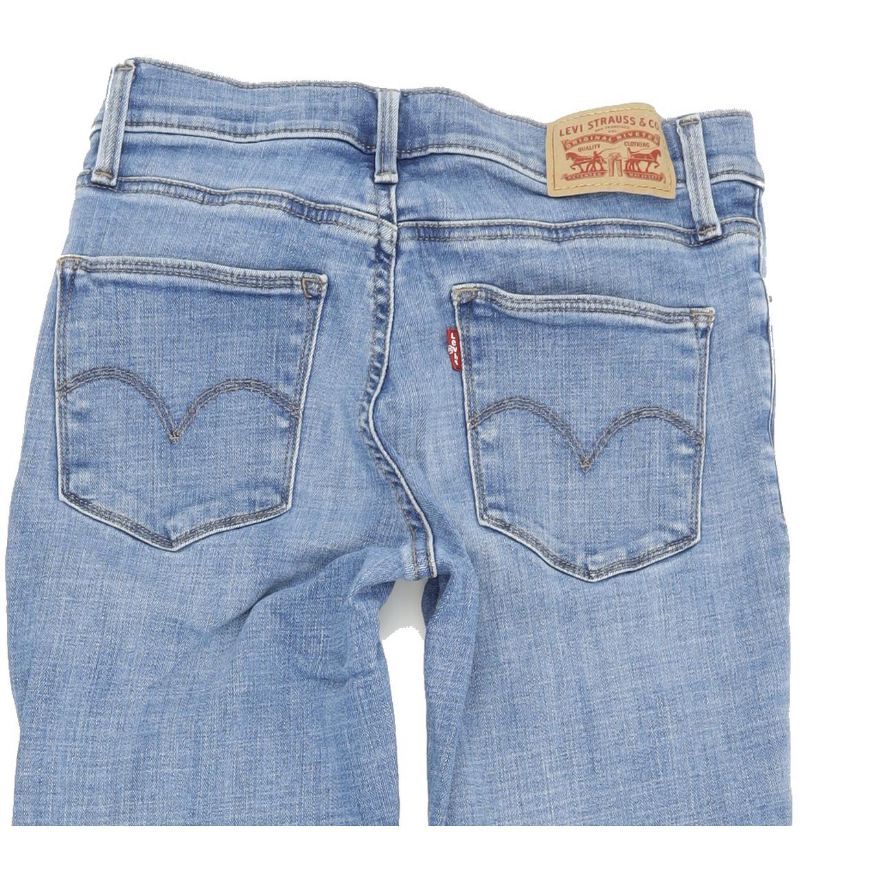 Levi's Slimming Women Blue Straight Slim Stretch Jeans W26 L31