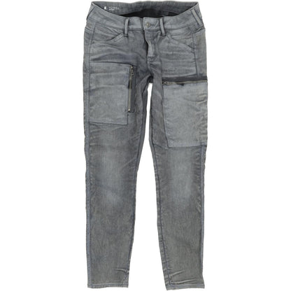 G-Star Powel Mid Women Grey Skinny Slim Stretch Jeans W31 L30
