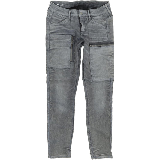 G-Star Powel Mid Women Grey Skinny Slim Stretch Jeans W31 L30