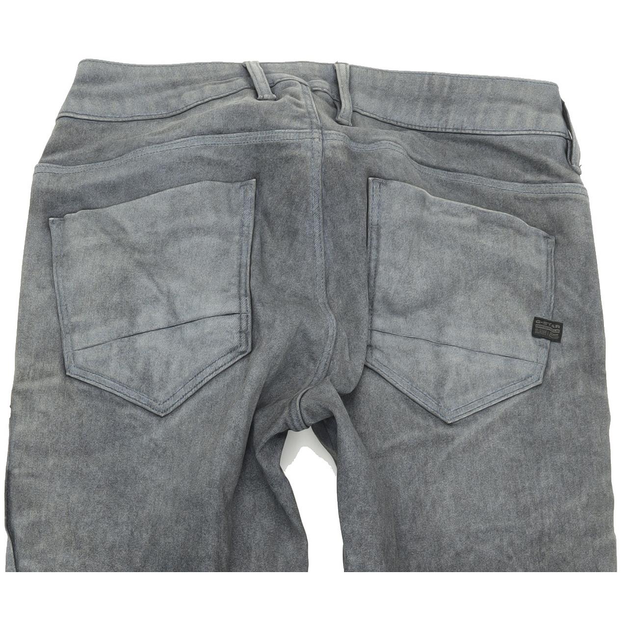 G-Star Powel Mid Women Grey Skinny Slim Stretch Jeans W31 L30