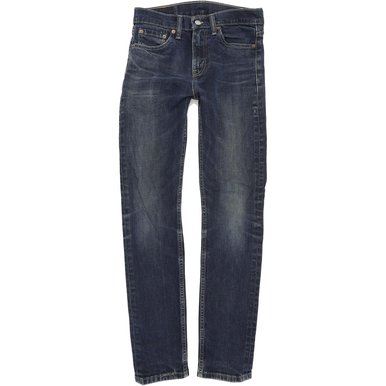 Levi's 510 Men Blue Skinny Slim Stretch Jeans W28 L30