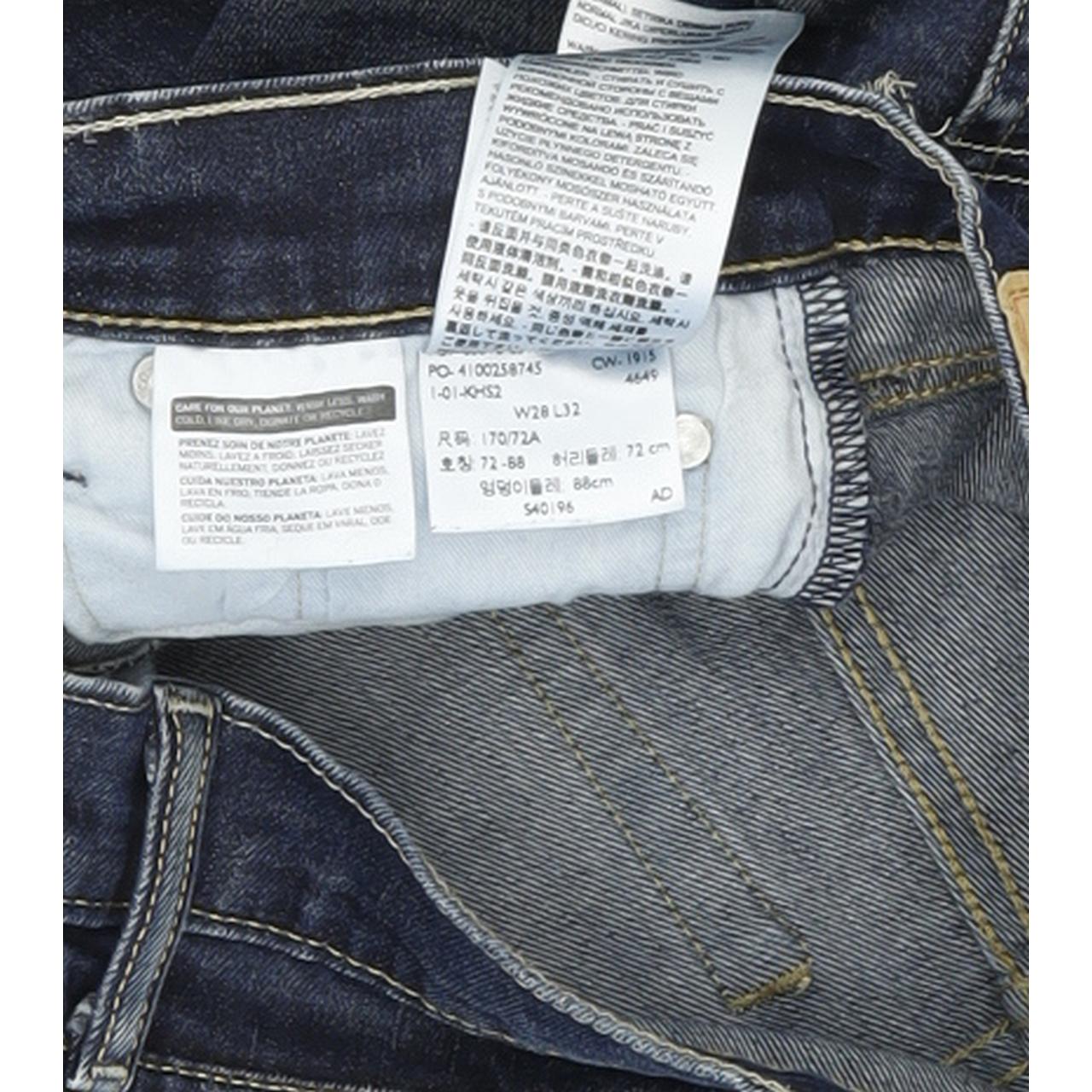 Levi's 510 Men Blue Skinny Slim Stretch Jeans W28 L30