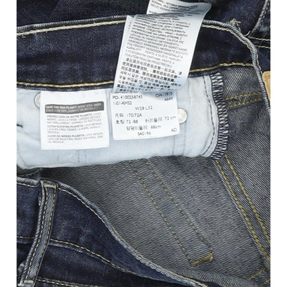 Levi's 510 Men Blue Skinny Slim Stretch Jeans W28 L30