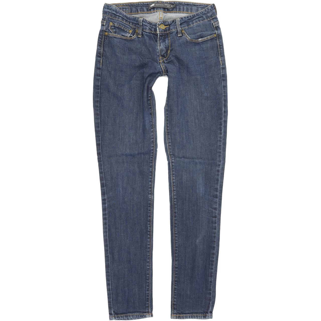 Levi's Demi Curve Women Blue Skinny Slim Stretch Jeans W25 L30