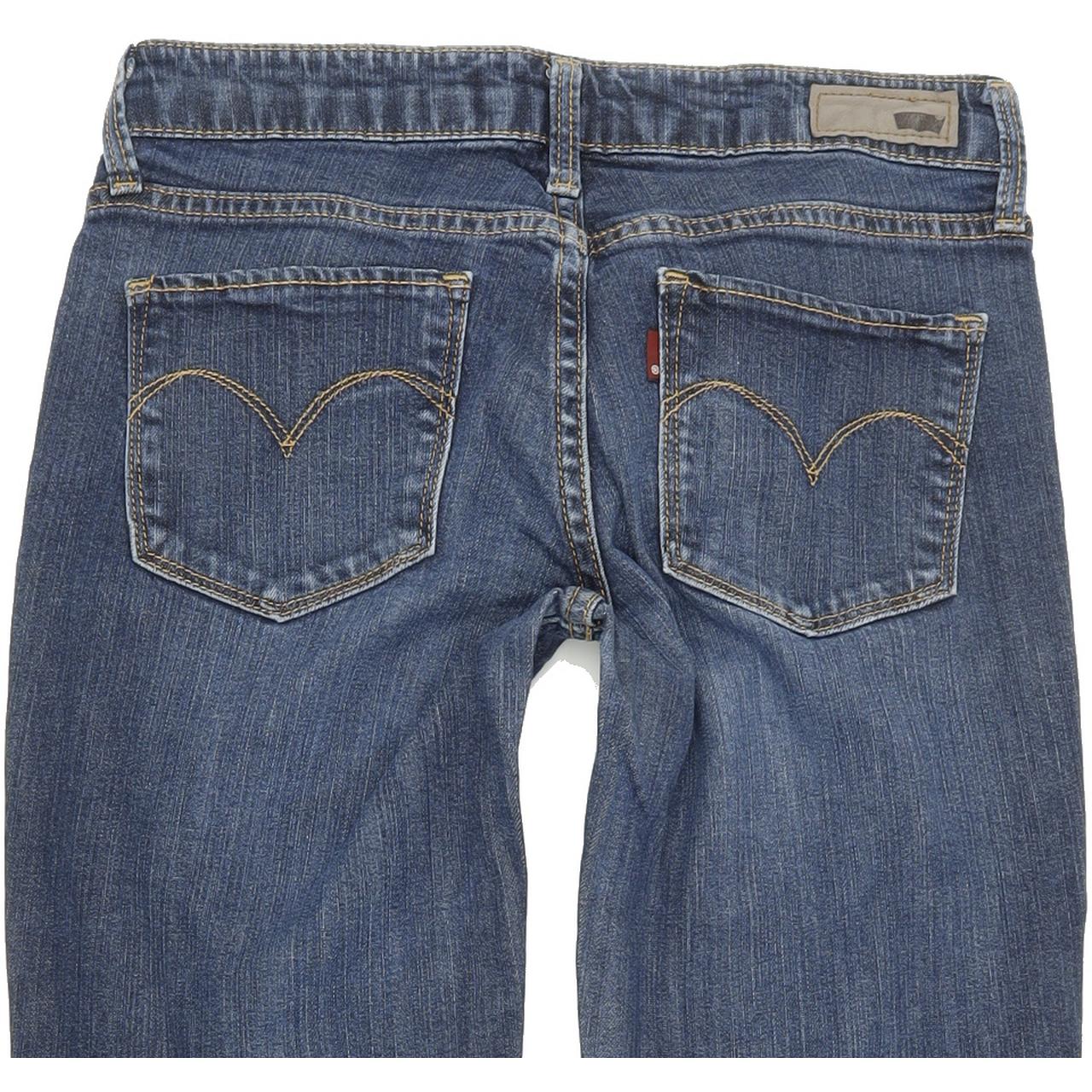 Levi's Demi Curve Women Blue Skinny Slim Stretch Jeans W25 L30