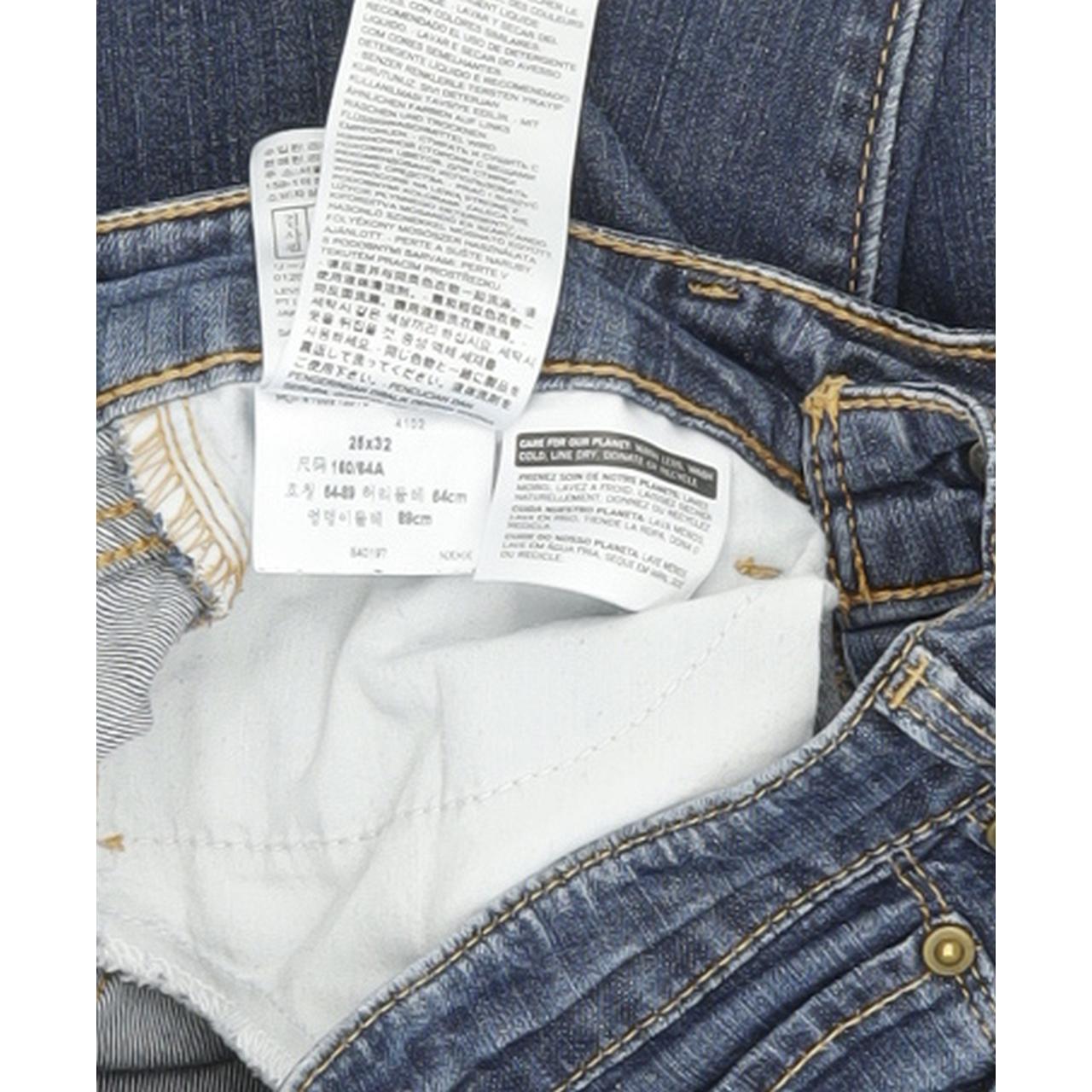 Levi's Demi Curve Women Blue Skinny Slim Stretch Jeans W25 L30