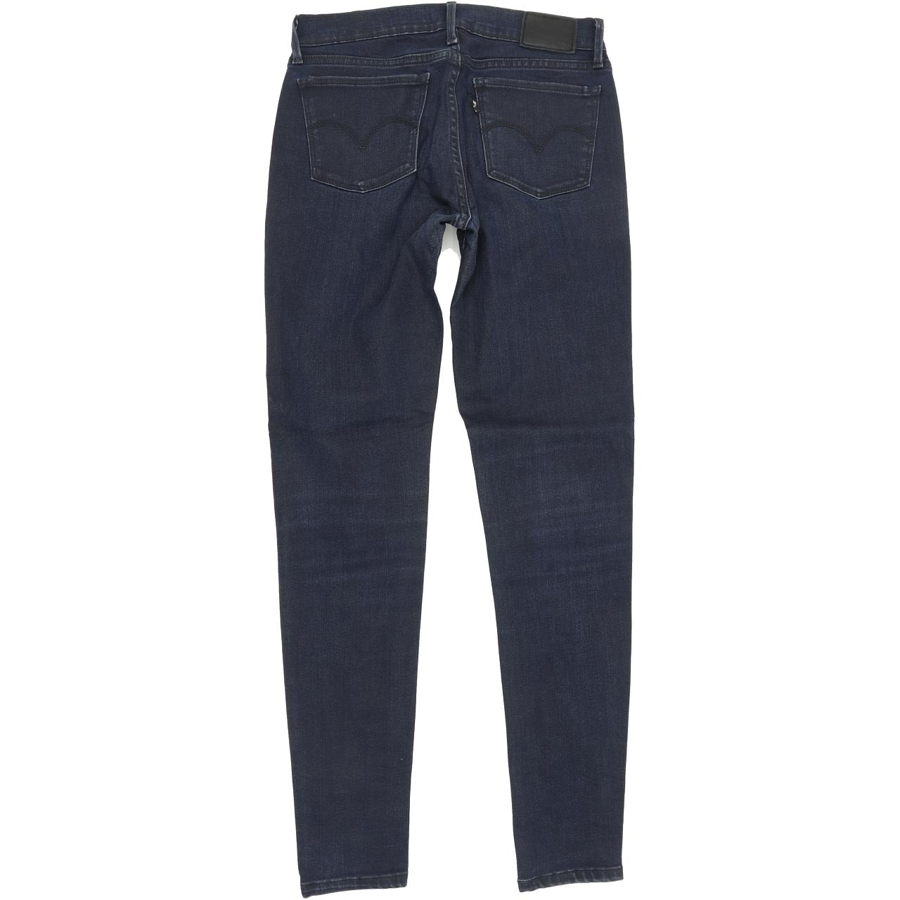 Levi's 710 Super Women Blue Skinny Slim Stretch Jeans W27 L30