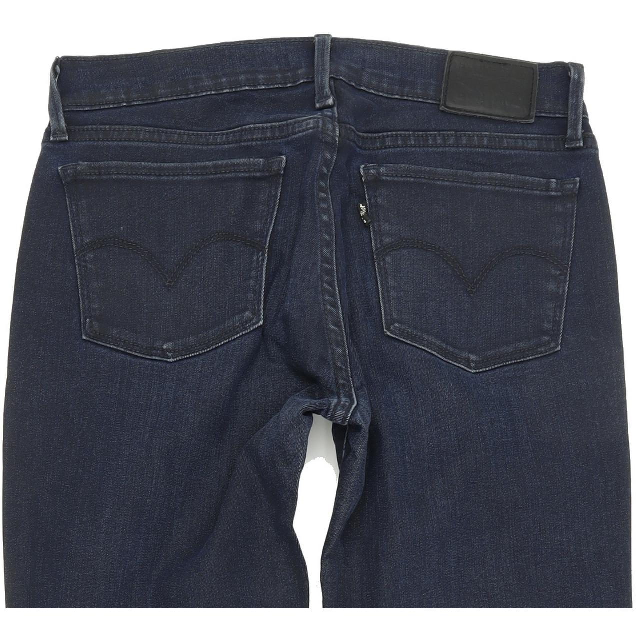 Levi's 710 Super Women Blue Skinny Slim Stretch Jeans W27 L30