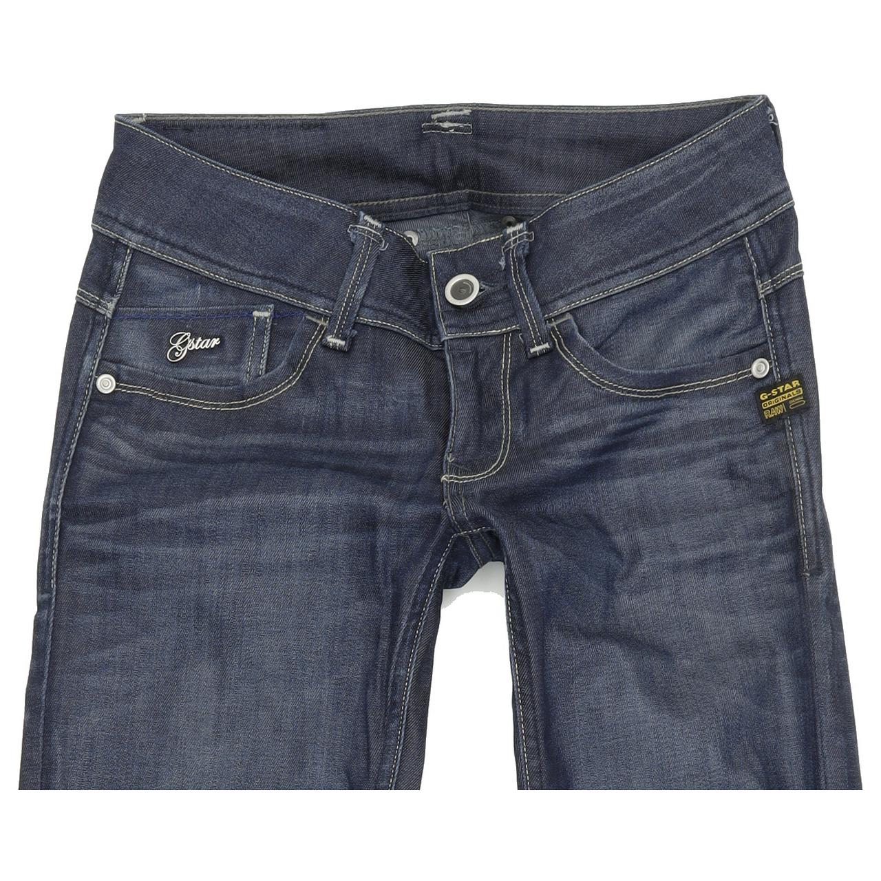 G-Star Lynn Women Blue Skinny Slim Stretch Jeans W26 L34