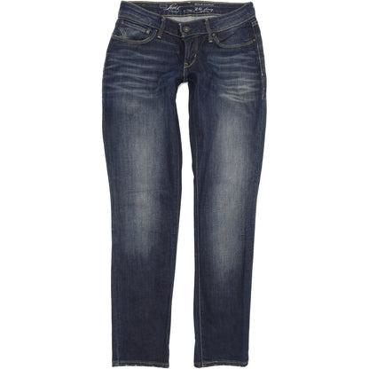 Levi's Bold Curve Women Blue Straight Slim Stretch Jeans W26 L29