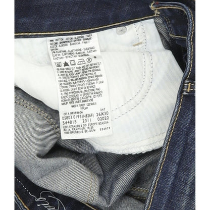 Levi's Bold Curve Women Blue Straight Slim Stretch Jeans W26 L29