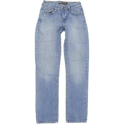 Levi's Demi Curve Women Blue Straight Slim Stretch Jeans W26 L31