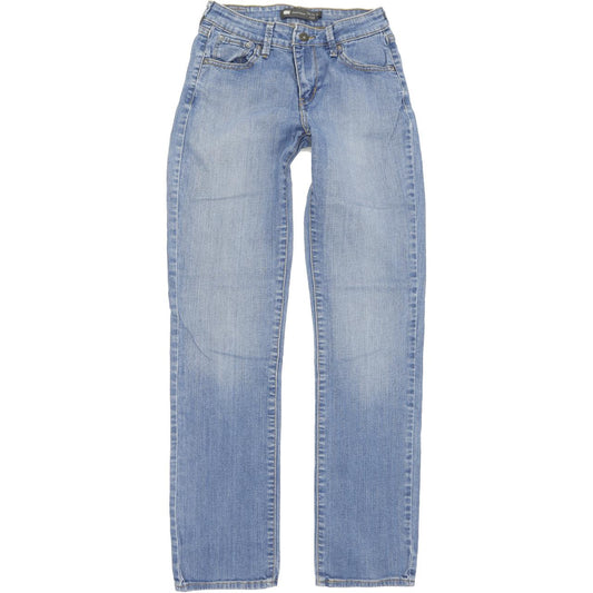 Levi's Demi Curve Women Blue Straight Slim Stretch Jeans W26 L31