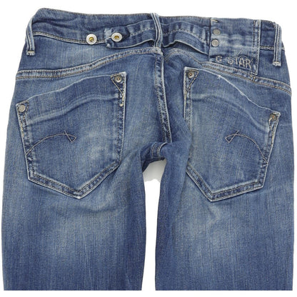 G-Star Midge Women Blue Straight Regular Stretch Jeans W26 L32