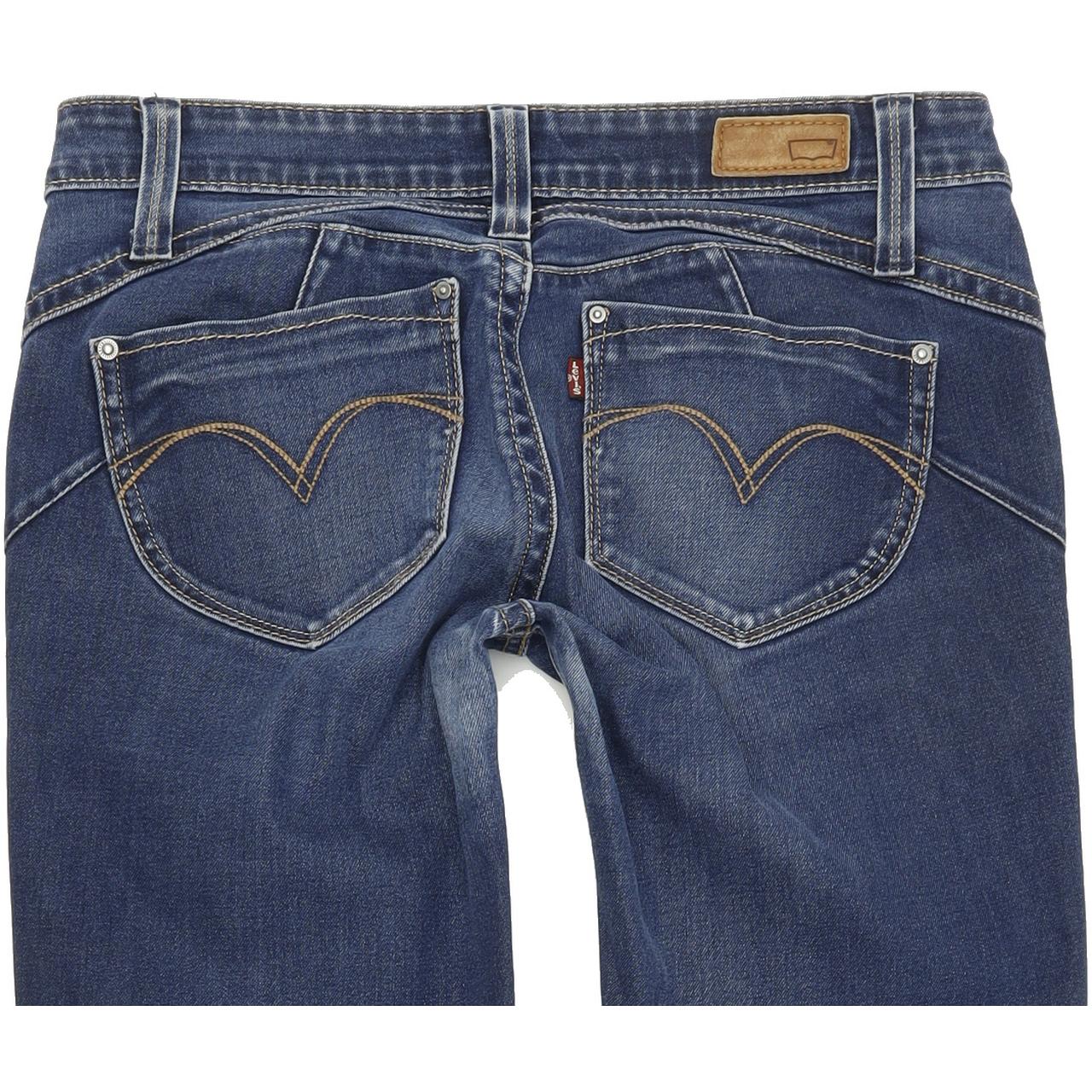 Levi's Women Blue Skinny Slim Stretch Jeans W29 L30