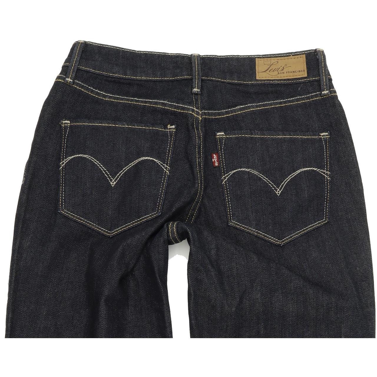 Levi's Bold Curve Women Blue Straight Regular Stretch Jeans W27 L30