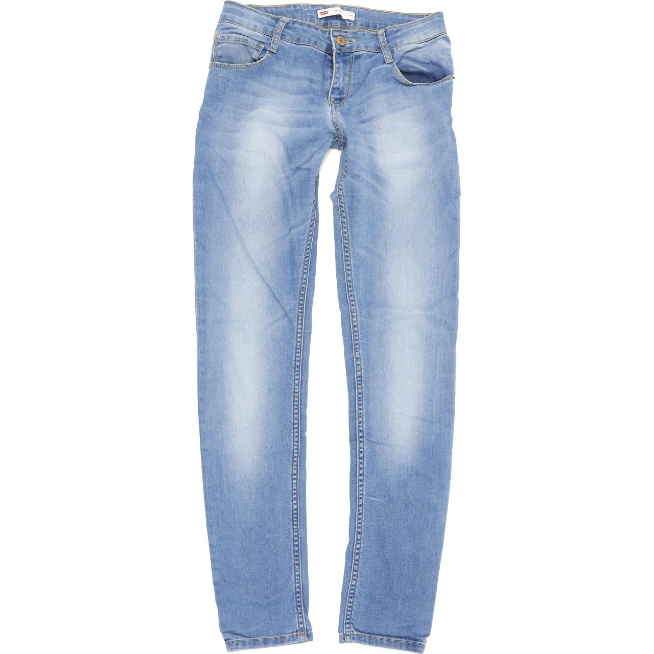 Levi's 711 Kids Women Blue Skinny Slim Stretch Jeans W26 L30
